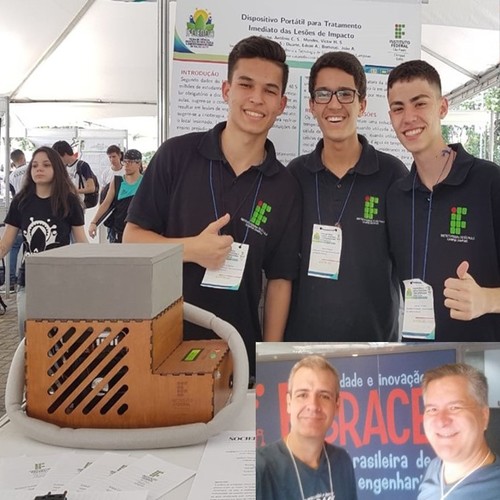 Foto dos autores do projeto